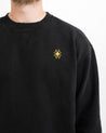 Sojourn Moto Camp Crew crewneck sweatshirt embroidered logo in black